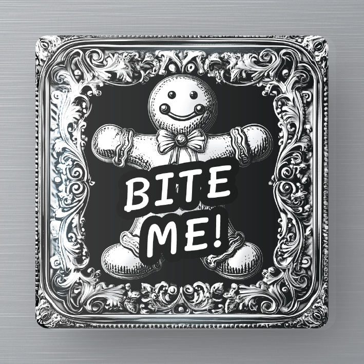 Novelty Magnet - Christmas - BITE ME!